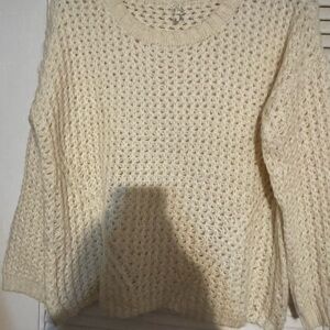POL Cream Knit Sweater